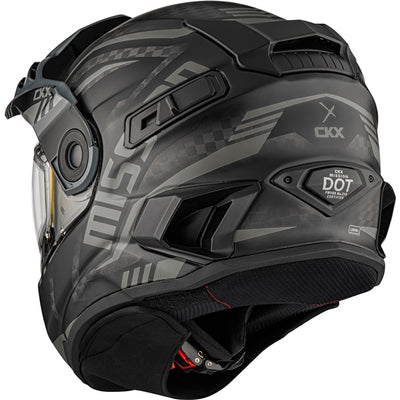 CKX Mission Free-Face Helmet - Carbon Code