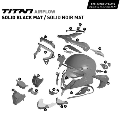 CKX Titan Air Flow Helmet - Backcountry Solid - 210° Goggle Included