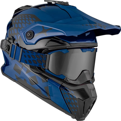 CKX Titan Original Helmet - Trail and Backcountry Viper - 210° Goggle Included