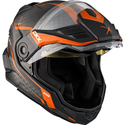 CKX Mission Free-Face Helmet - Carbon Fury