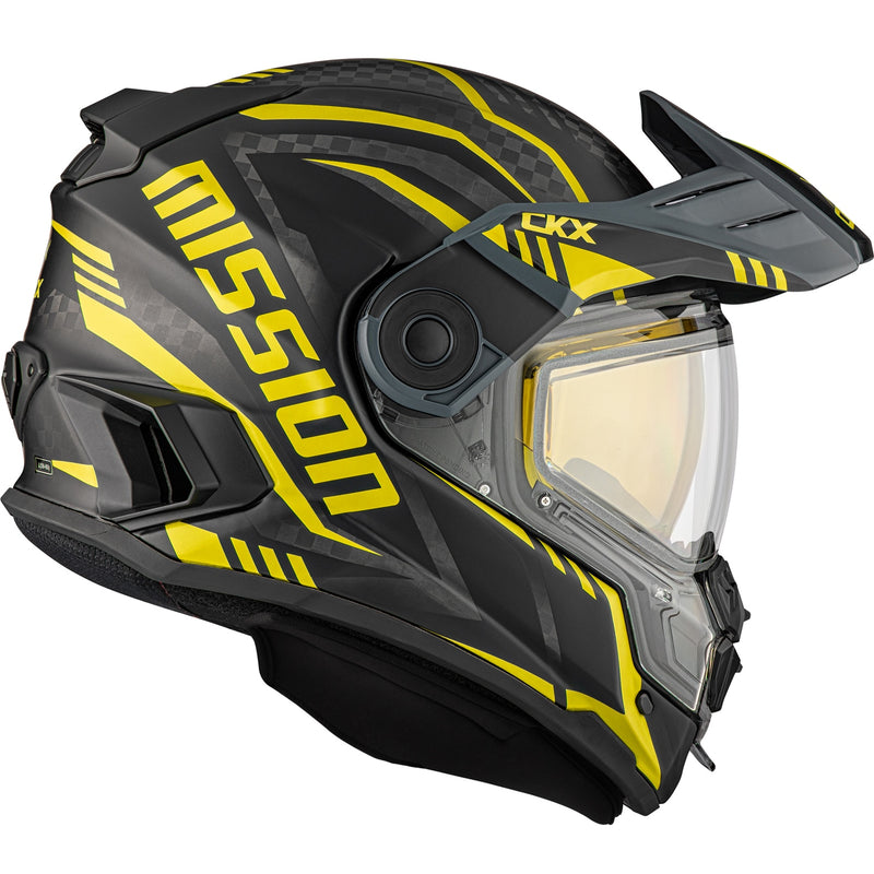 CKX Mission Free-Face Helmet - Carbon Code