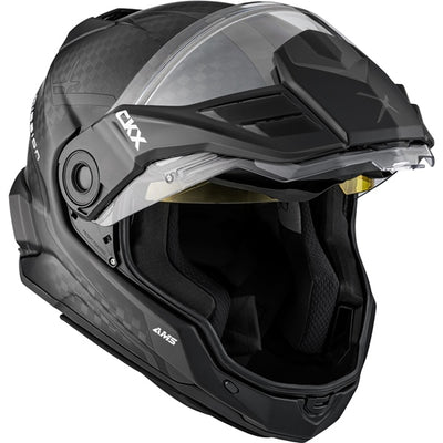 CKX Mission Free-Face Helmet - Carbon Fury