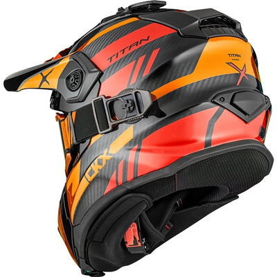 CKX Titan Original Carbon Helmet - Trail and Backcountry Trak - 210° Goggle Included