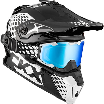 CKX Titan Original Helmet - Trail and Backcountry Viper - 210° Goggle Included