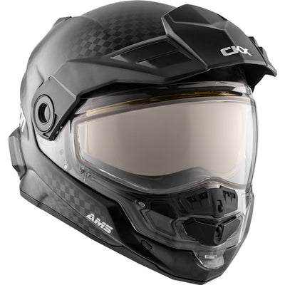 CKX Mission Free-Face Helmet - Carbon Solid