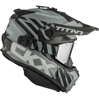 CKX Titan Original Helmet - Trail and Backcountry Marks - 210° Goggle Included