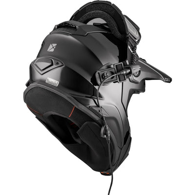 CKX Titan Original Fiberglass Electric Combo Helmet – Trail and Backcountry Solid - 210° Goggle Included