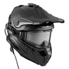 CKX Titan Original Fiberglass Electric Combo Helmet – Trail and Backcountry Solid - 210° Goggle Included