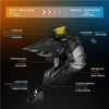 CKX Titan Original Carbon Helmet - Trail and Backcountry Solid - 210° Goggle Included