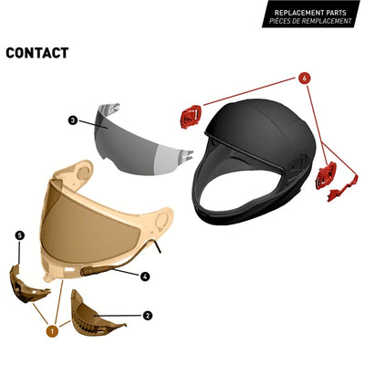 CKX Contact Free-Face Helmet Solid