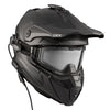 CKX Titan Original Fiberglass Electric Combo Helmet – Trail and Backcountry Solid - 210° Goggle Included