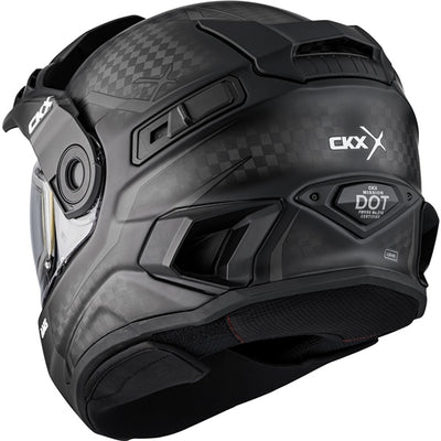 CKX Mission Free-Face Helmet - Carbon Fury