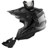 CKX Titan Original Carbon Electric Combo Helmet – Trail and Backcountry Solid - 210° Goggle Included