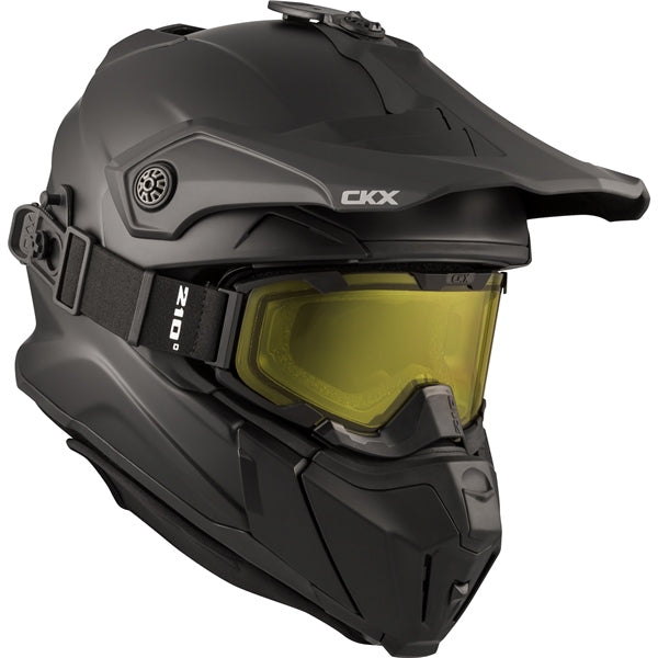 CKX Titan Original Helmet - Trail and Backcountry Solid - 210° Goggle Included