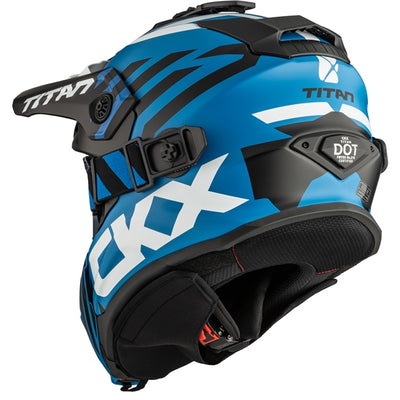 CKX Titan Original Helmet - Trail and Backcountry Marks - 210° Goggle Included