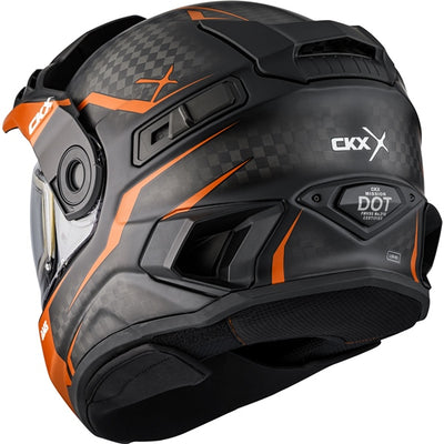 CKX Mission Free-Face Helmet - Carbon Fury