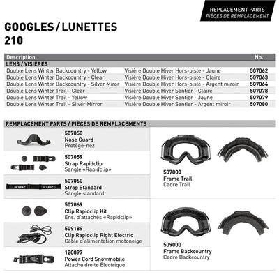 CKX 210° Goggles with Controlled Ventilation for Trail Matte Black