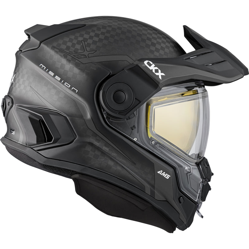 CKX Mission Free-Face Helmet - Carbon Fury