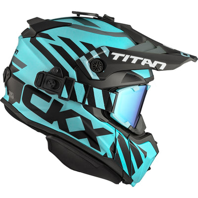 CKX Titan Original Helmet - Trail and Backcountry Marks - 210° Goggle Included
