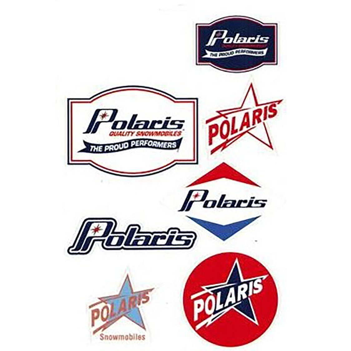 Polaris Retro Sticker Sheet