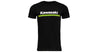 Kawasaki 3 Green Lines Logo T-Shirt Men's