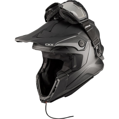 CKX Titan Helmet with Electric Goggle - Matte Black