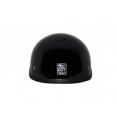 Beanie Helmet Without Visor - Gloss Black