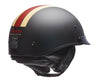 Retro Racing Stripe Half Helmet