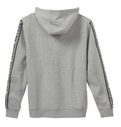 Men's Sleeve Print Hoodie - Gray