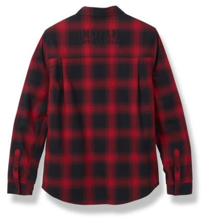 Women's Plaid Shirt - Red