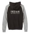 Women's Contrast Sleeve Hoodie - Black