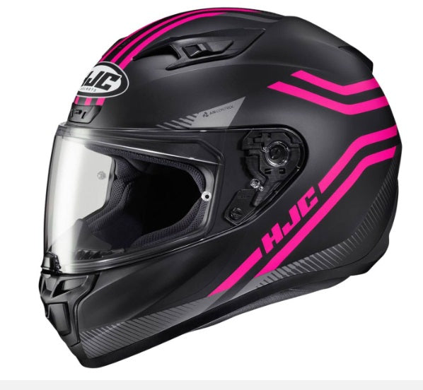 HJC i10 Strix Full Face Helmet - Black/Pink