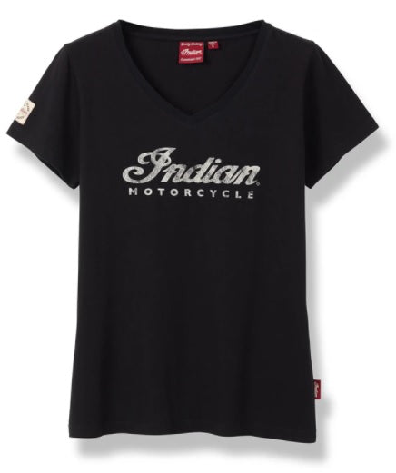 Women's Script Logo Tee - Black